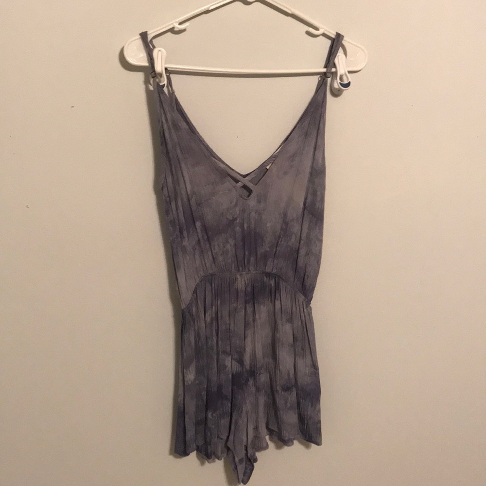 Brand New lilac tie-die romper